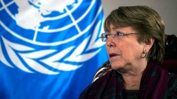 Bachelet se reúne con los representantes de poderes públicos de Venezuela