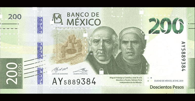 Ponen en circulación el nuevo billete de 200 pesos - Canal 7 SLP - 2019