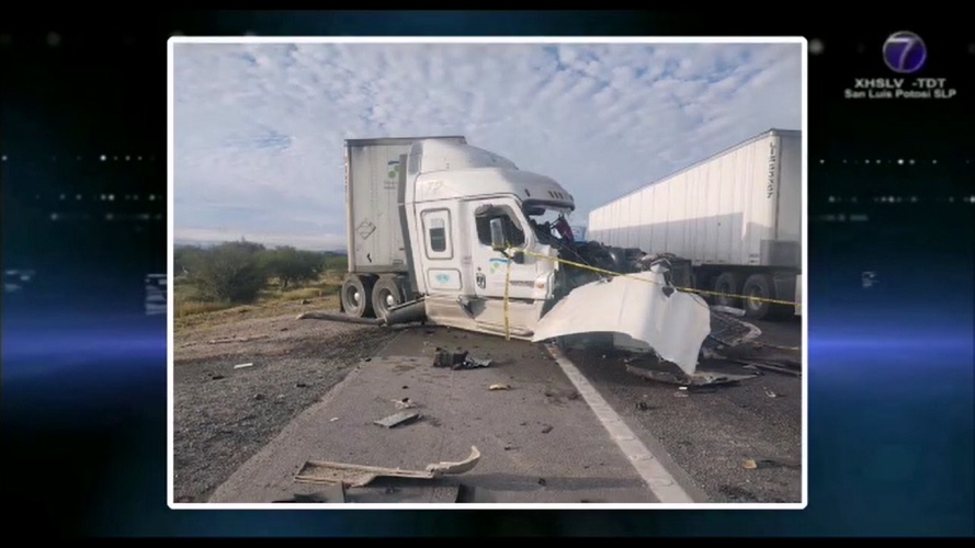 Choque de tráileres dejó una persona sin vida en carretera a Matehuala ...