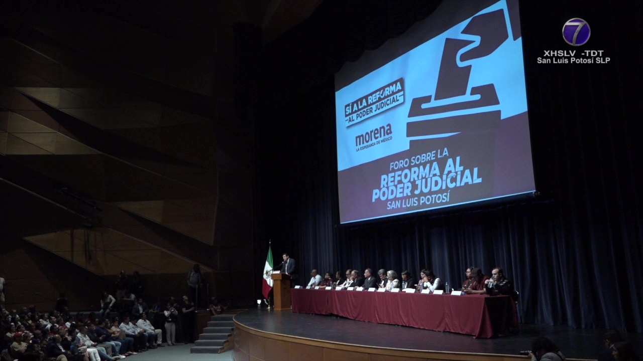 Realiza MORENA en SLP Foro sobre reforma al Poder Judicial - Canal 7 ...