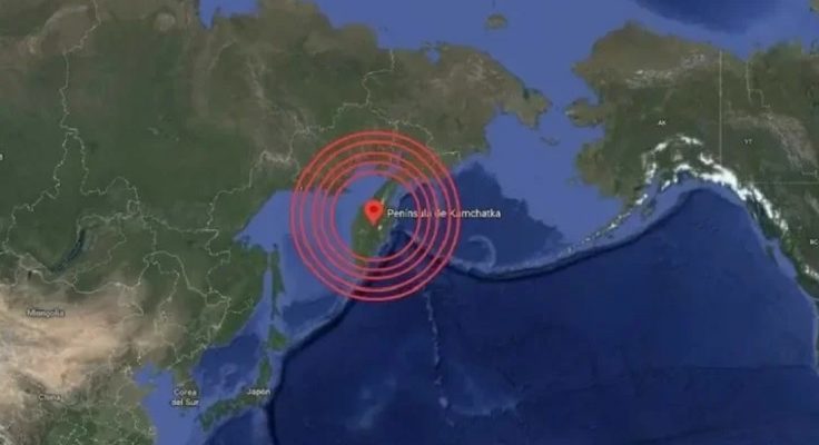 Sismo de magnitud 7.8 sacude Kamchatka