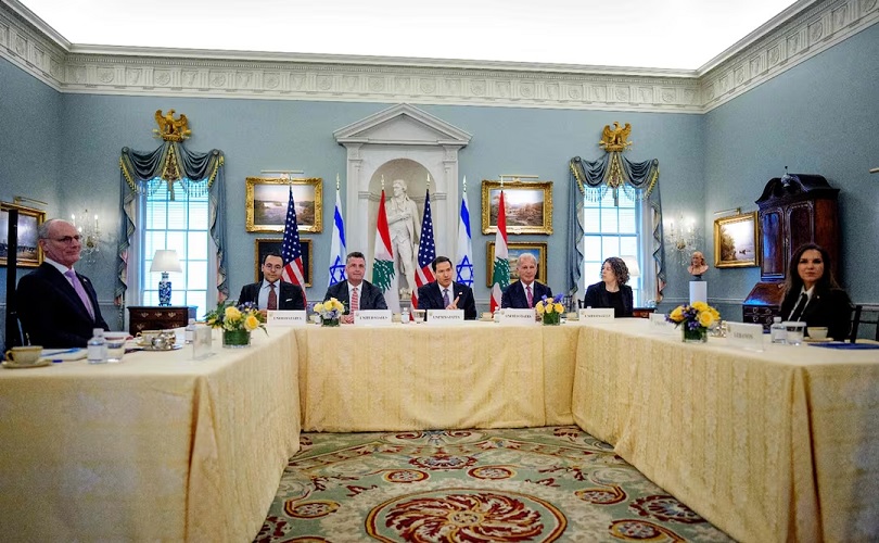 Israel y Líbano retoman negociaciones de paz en Washington 2 04 22