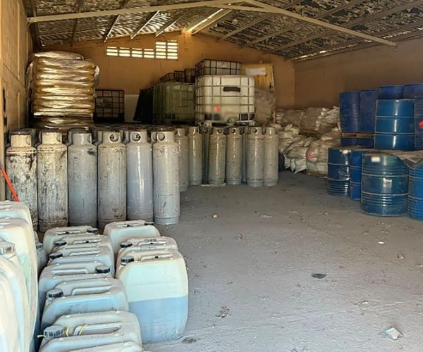Decomisan más de 24 mil litros de metanfetamina líquida en Sinaloa 5 09 20
