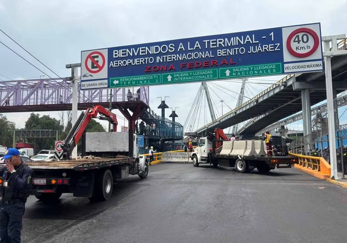 Cierran accesos al AICM ante nuevas movilizaciones de la CNTE 2 09 9