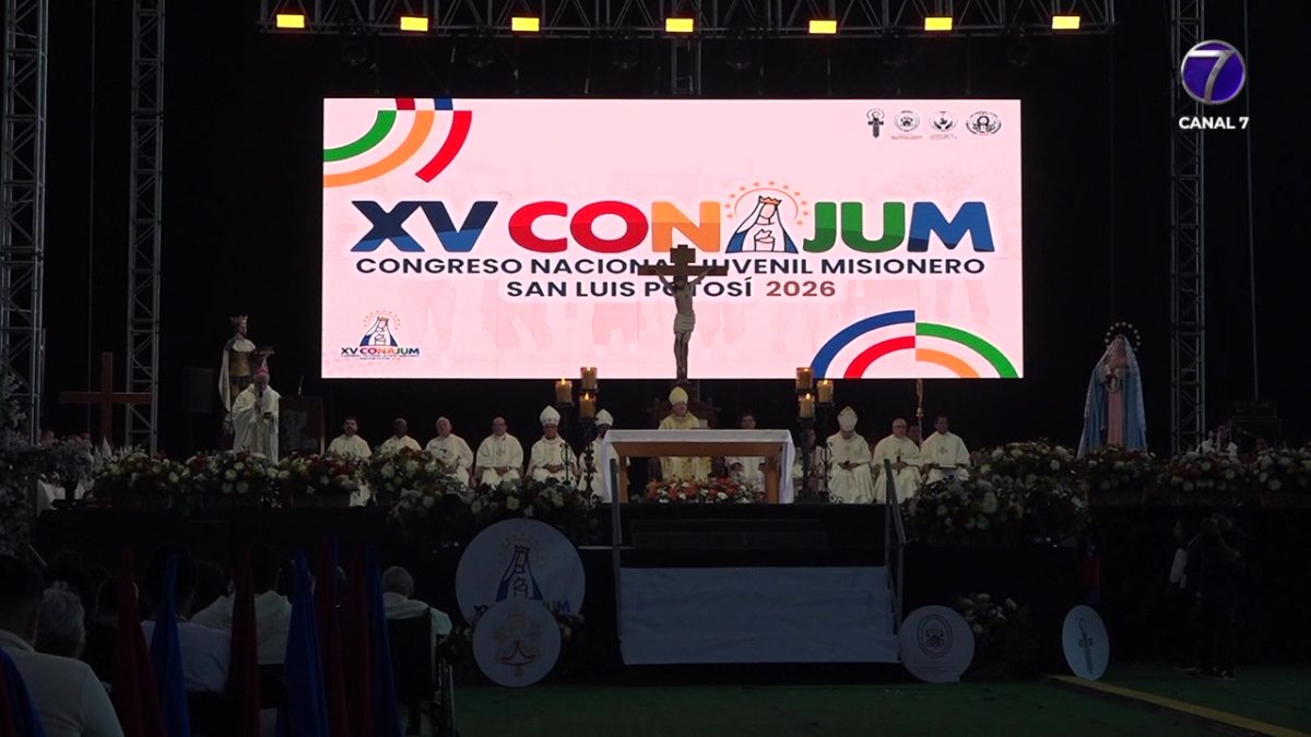 Con celebración eucarística y envío misionero, culminó el XV Congreso Nacional Juvenil Misionero 2026 en SLP 1 Poky01ConajumXV
