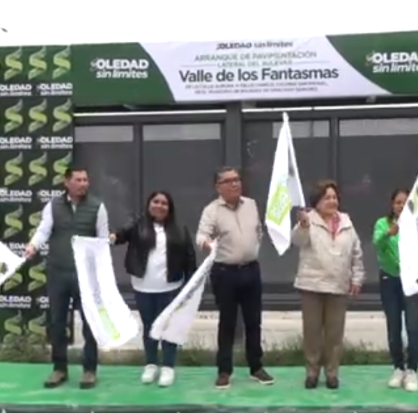 Arranca Ayuntamiento de Soledad rehabilitación de lateral de Valle de los Fantasmas 5 sol