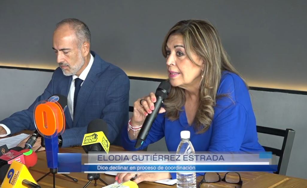 Declina Elodia Gutierrez en proceso interno de coordinacion